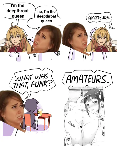 This girl can perform a human centipede on her own