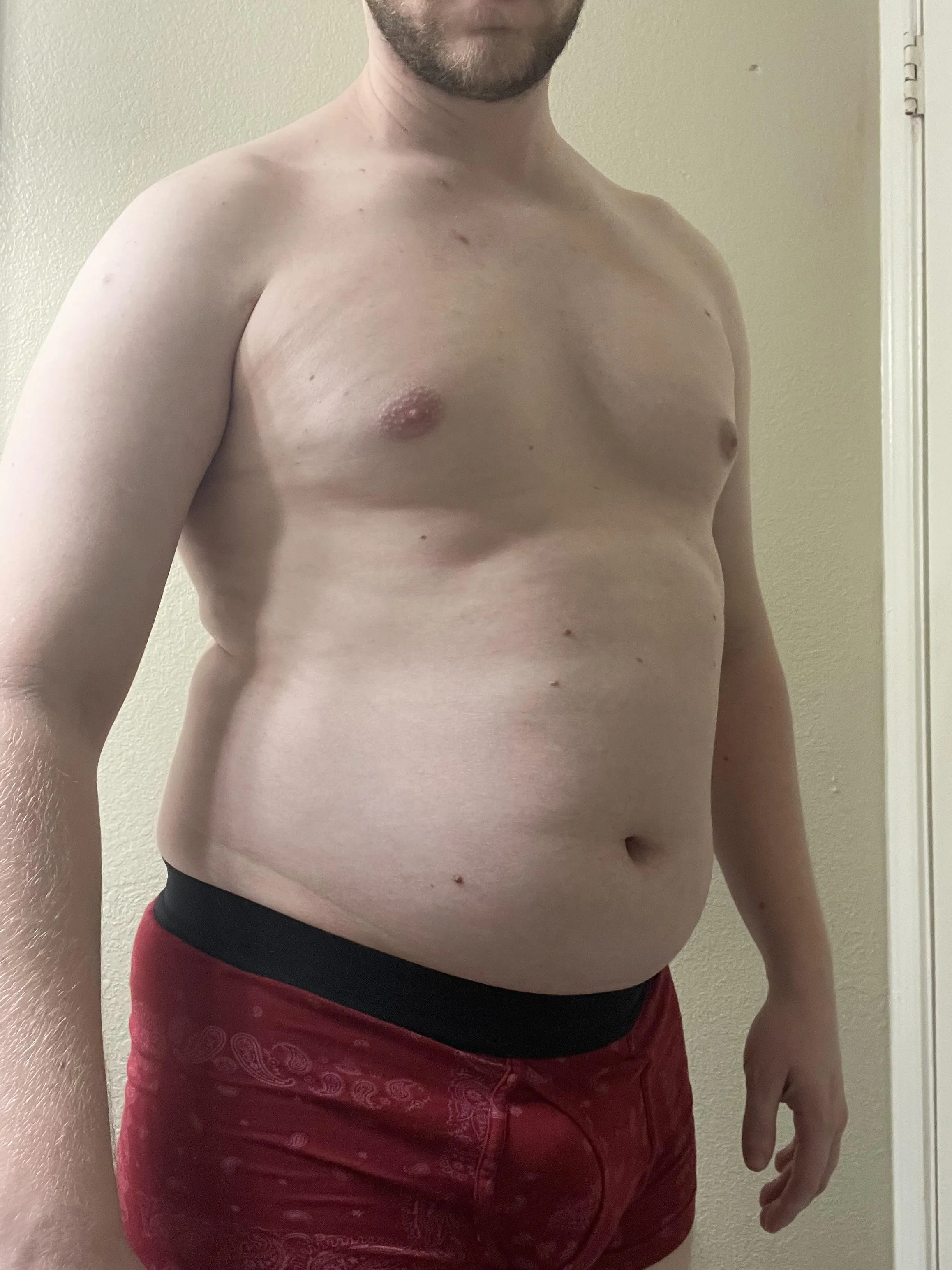 This little piggy got carried away at the market… 