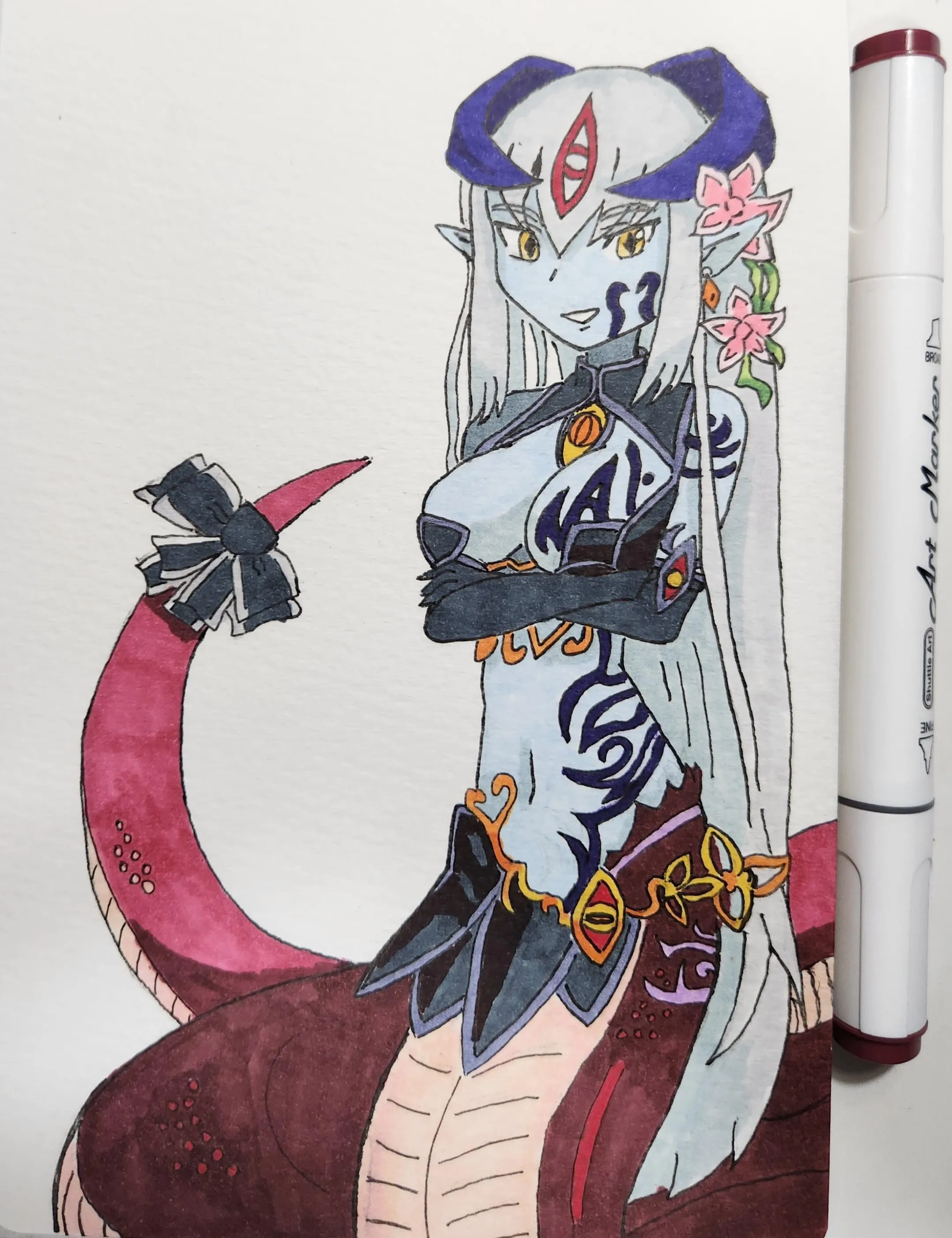 Tried drawing Alice from MGQ