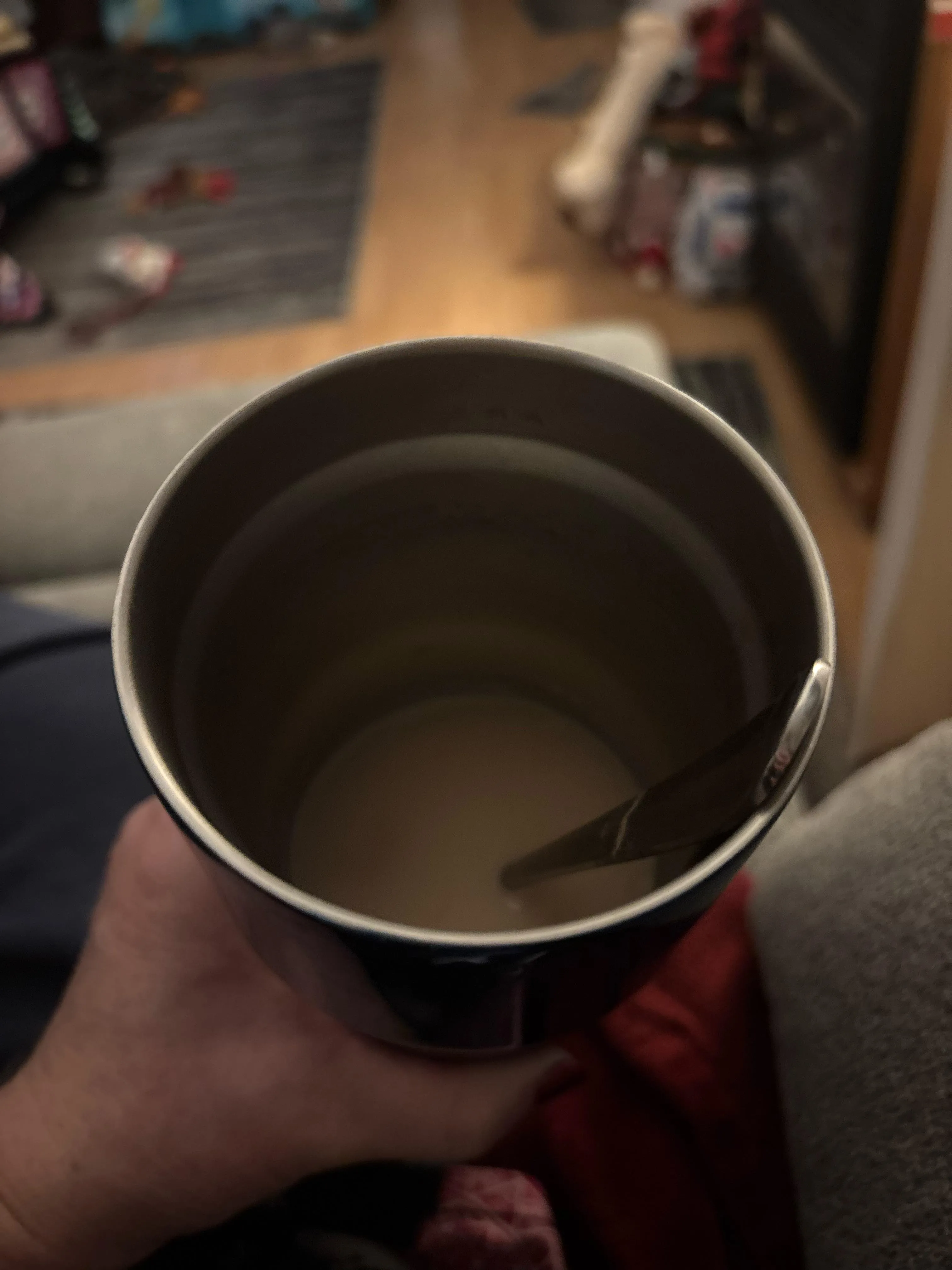 You're going to replace your coffee creamer with your cum