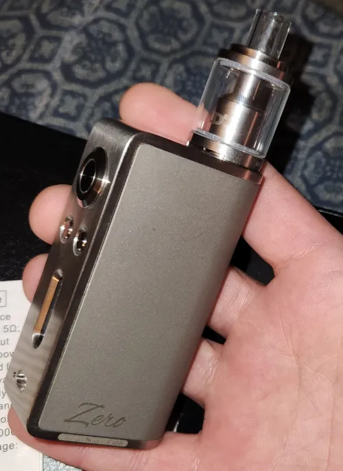 Zero, with a goblin mini