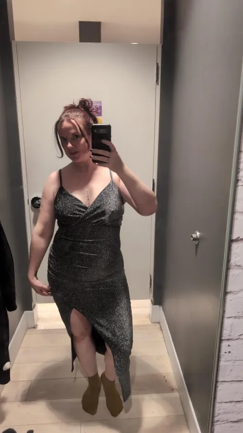 A holiday dress I was trying on