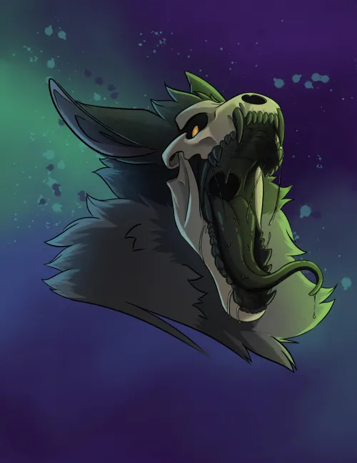 {image} finished maw shot commission [made by me] [comms open]