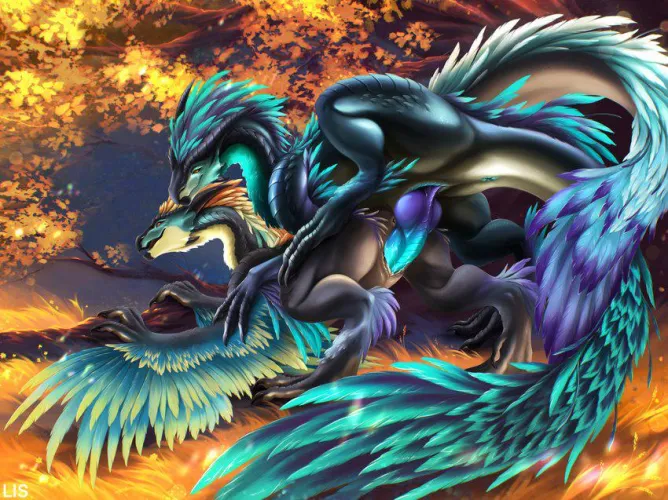 Raptor mating season (ellsilis) [mf]