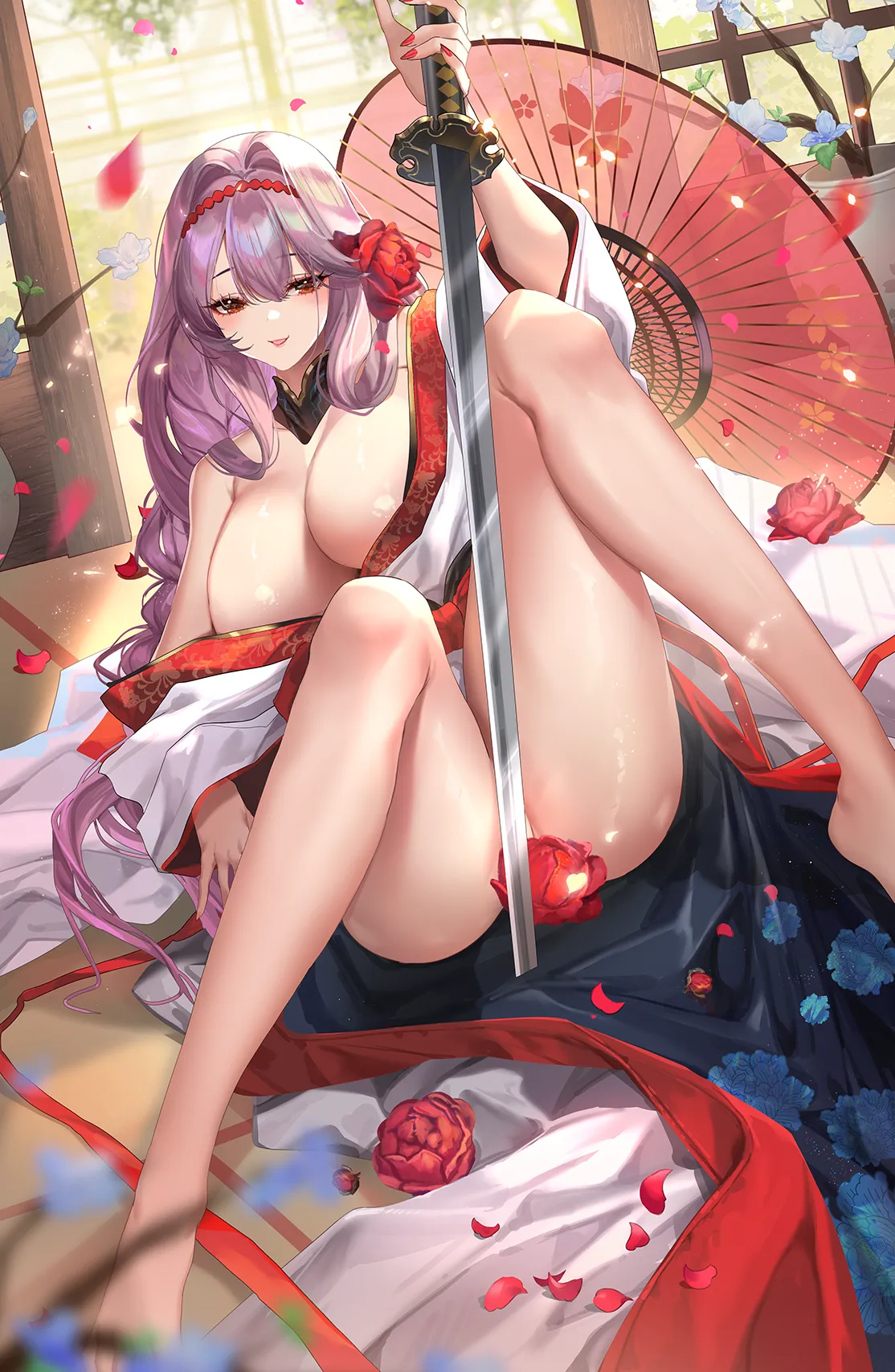 Scarlet bare legs (HanhChu / Hanh_R_A)