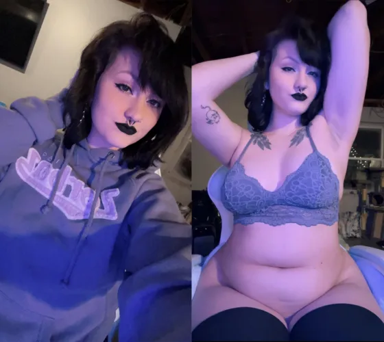 Showing what I’m hiding underneath~