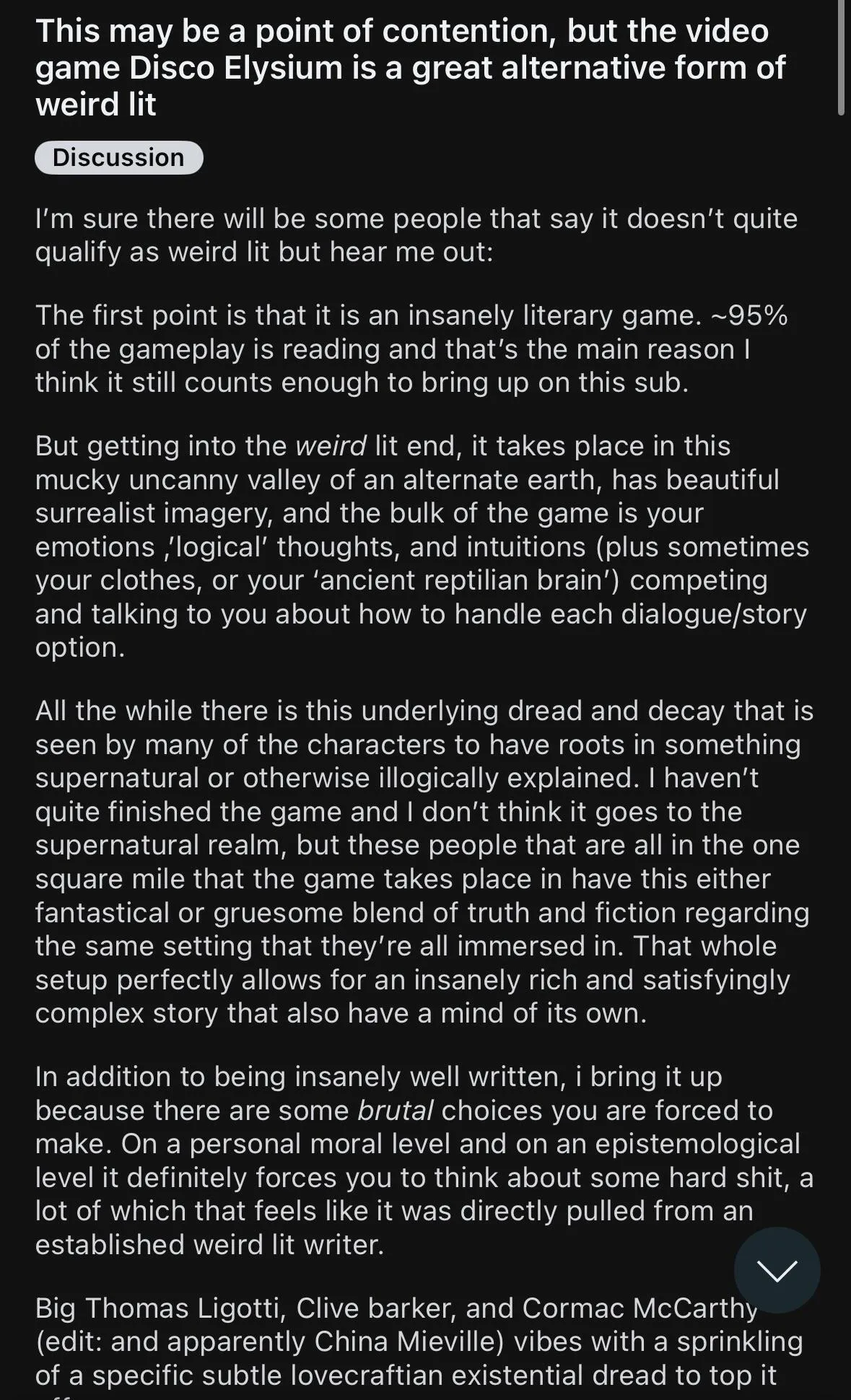 Some hard shit man..