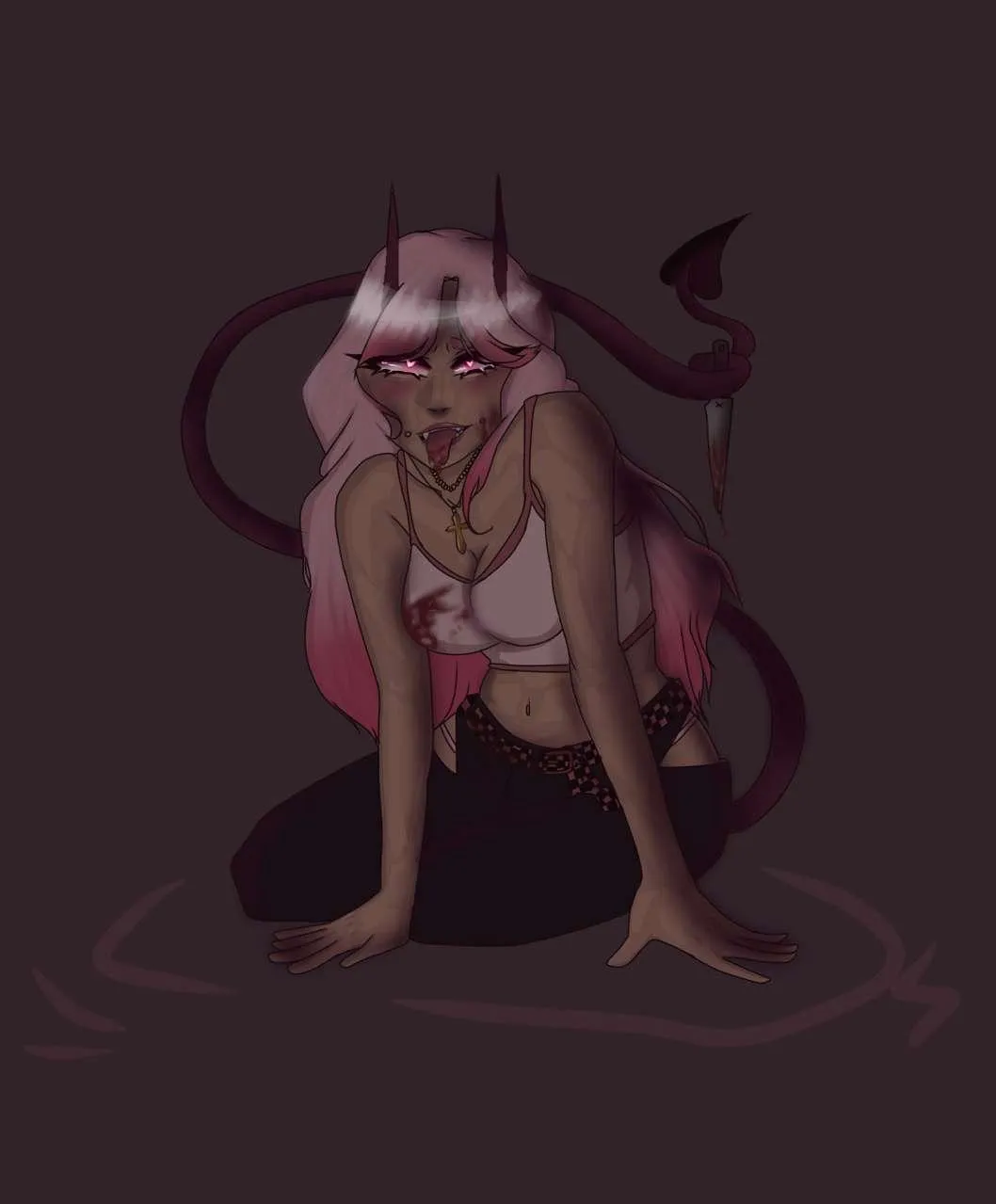 Succubus gets a little too rough~