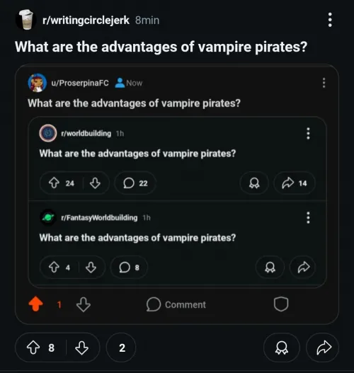 What are the advantages of vampire pirates?