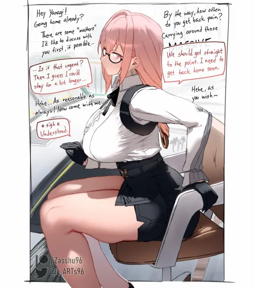 Yanagi won’t be getting home early today (Zasshu) [Zenless Zone Zero]