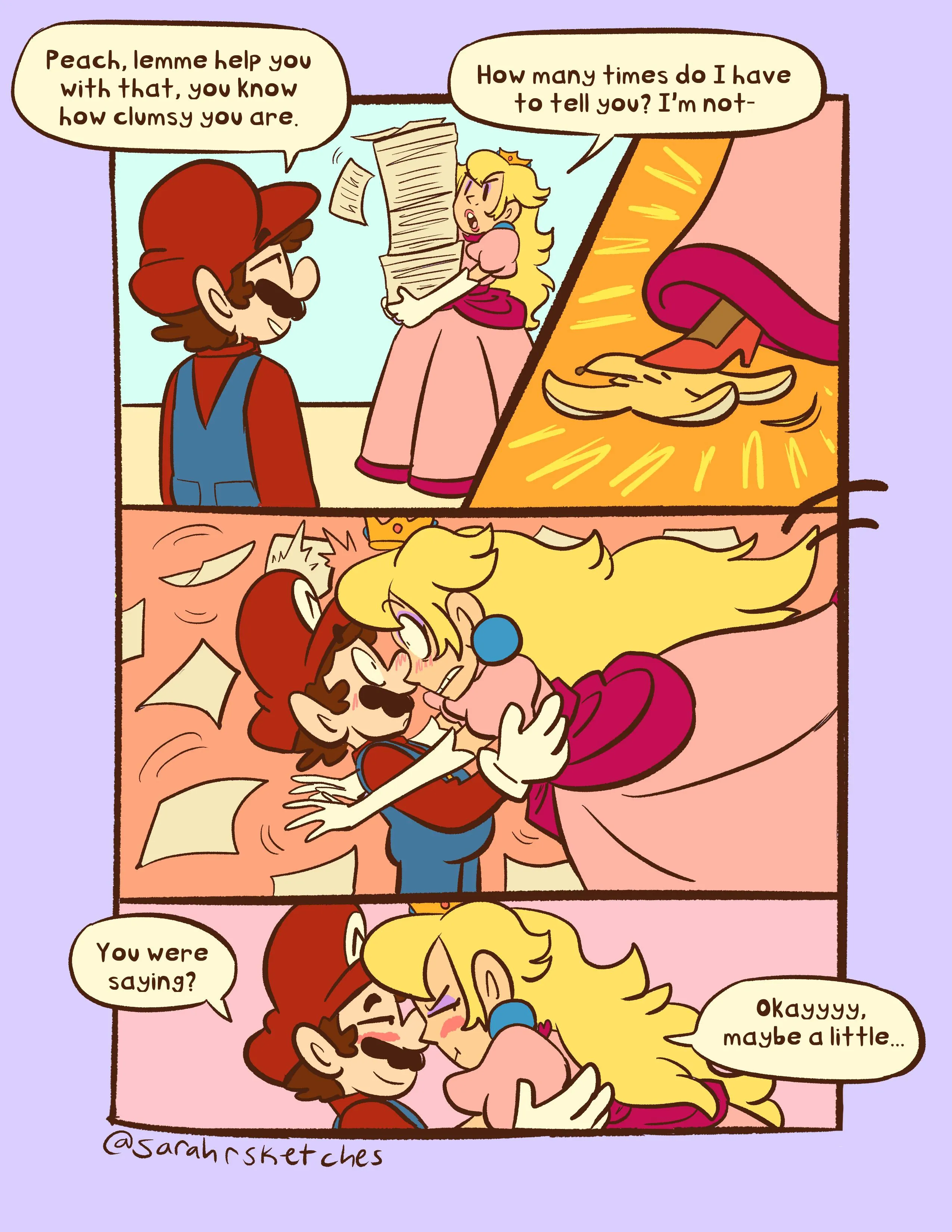Clumsy Peach (SarahSketches)