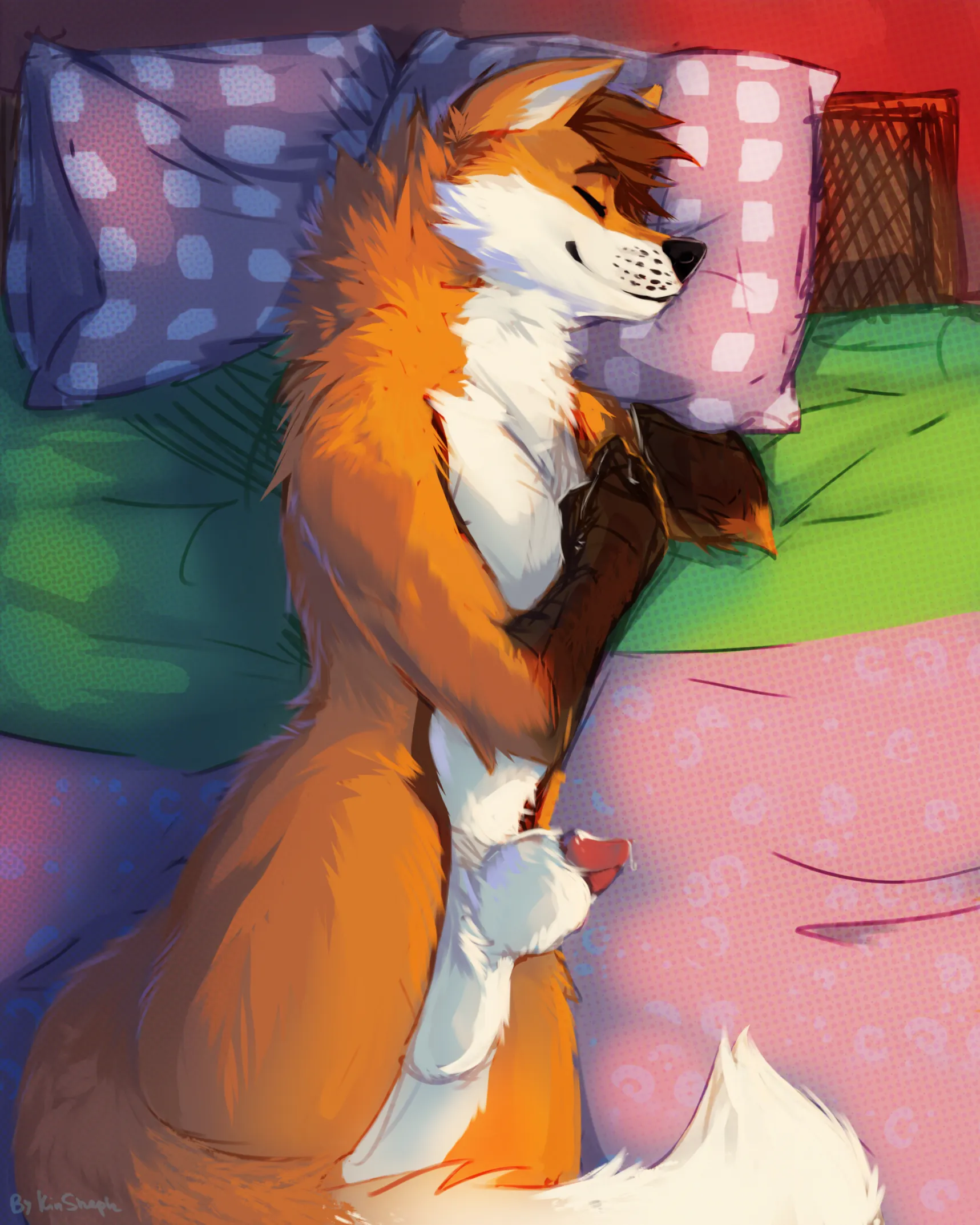 He's having sweet dreams (by KinShep)