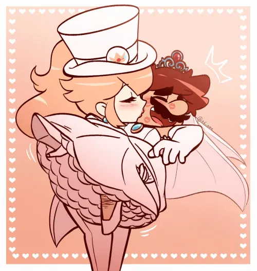 Outfit swapped wedding (akiiame)