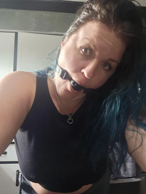 Practicing with a ball gag how long should I leave it in? 
