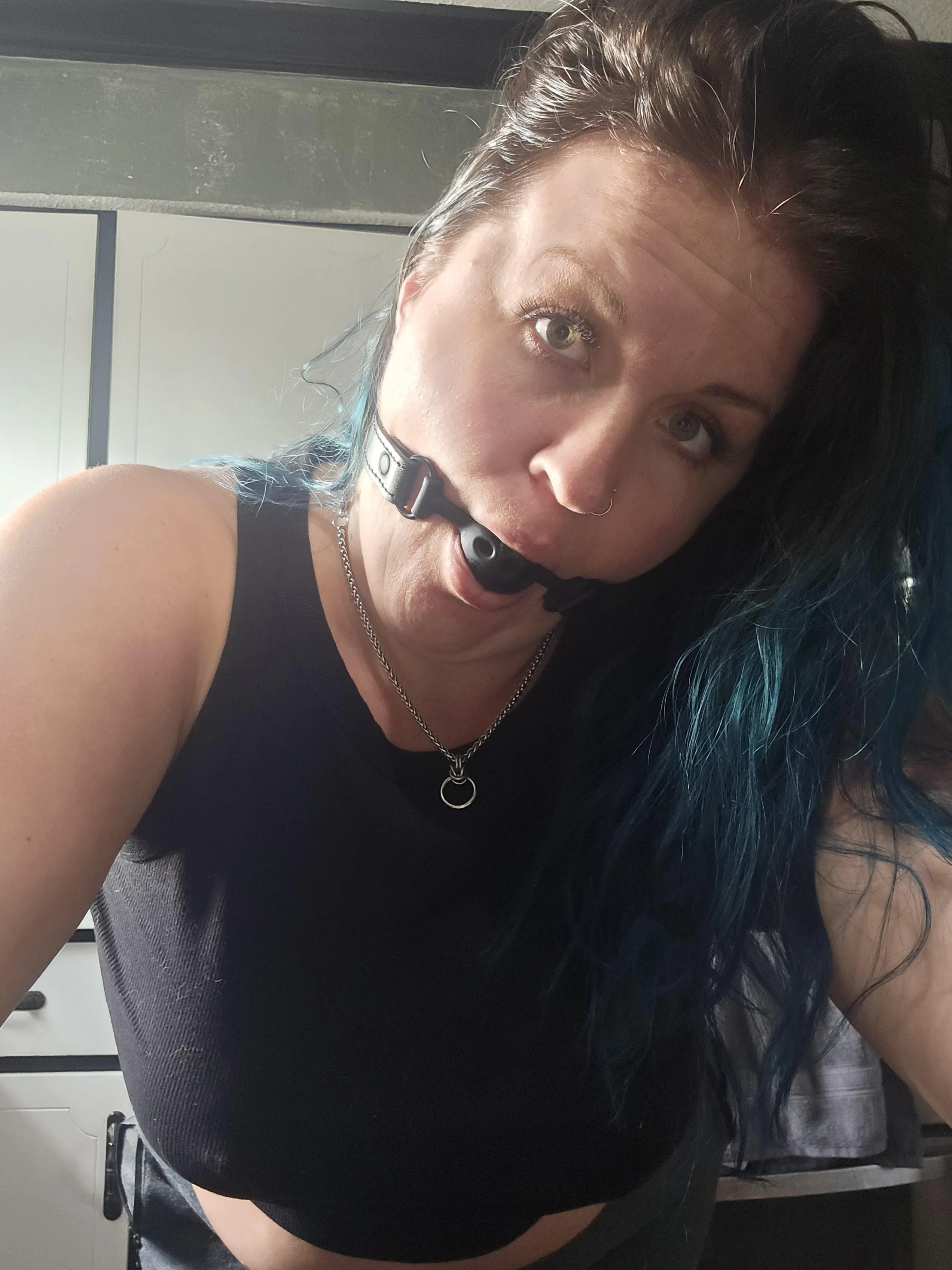 Practicing with a ball gag how long should I leave it in? 