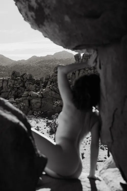 Samantha in the Desert