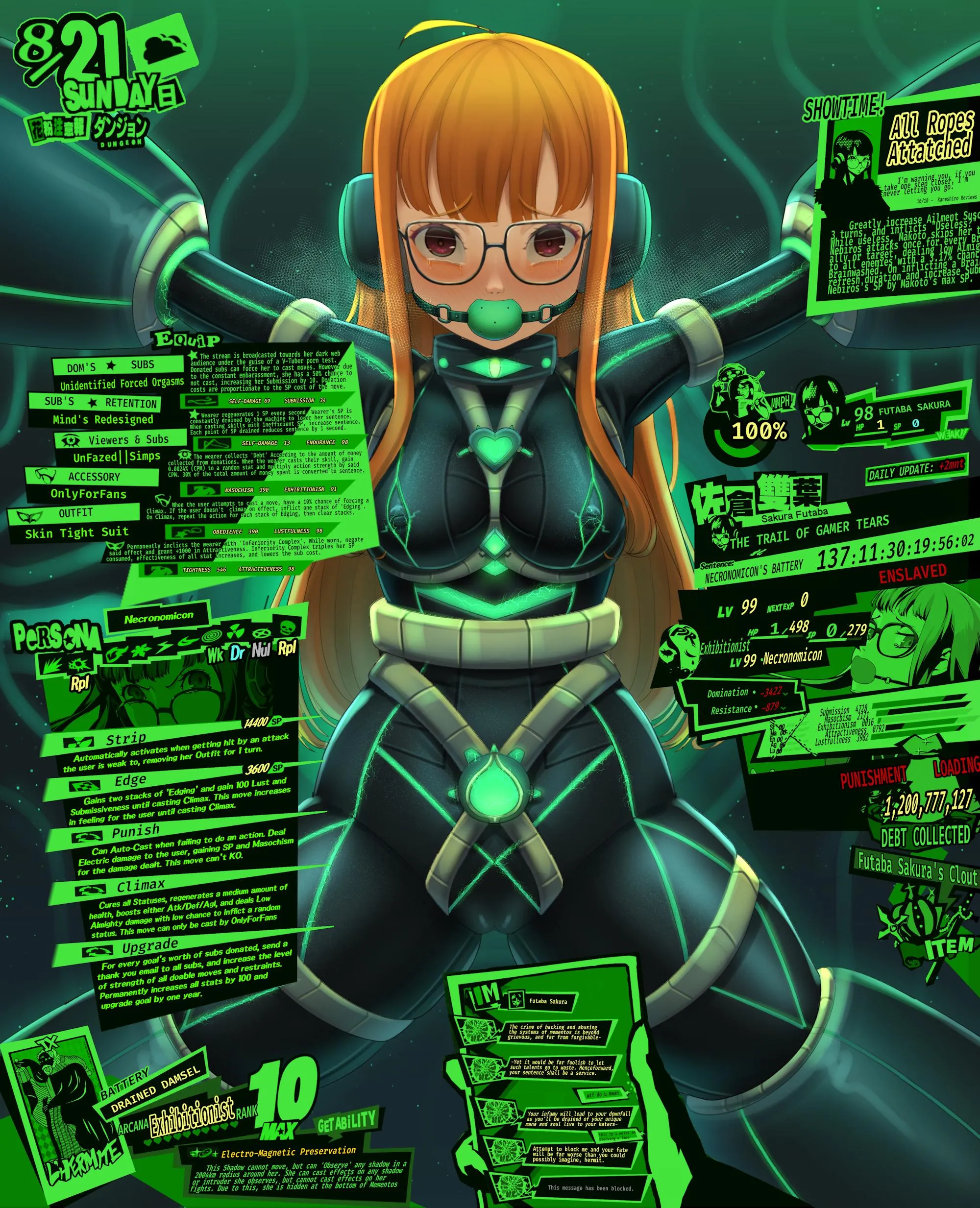 Shadow Sets #11 - Futaba: The Trail of Gamer Tears (DankestOfDans) [Persona]
