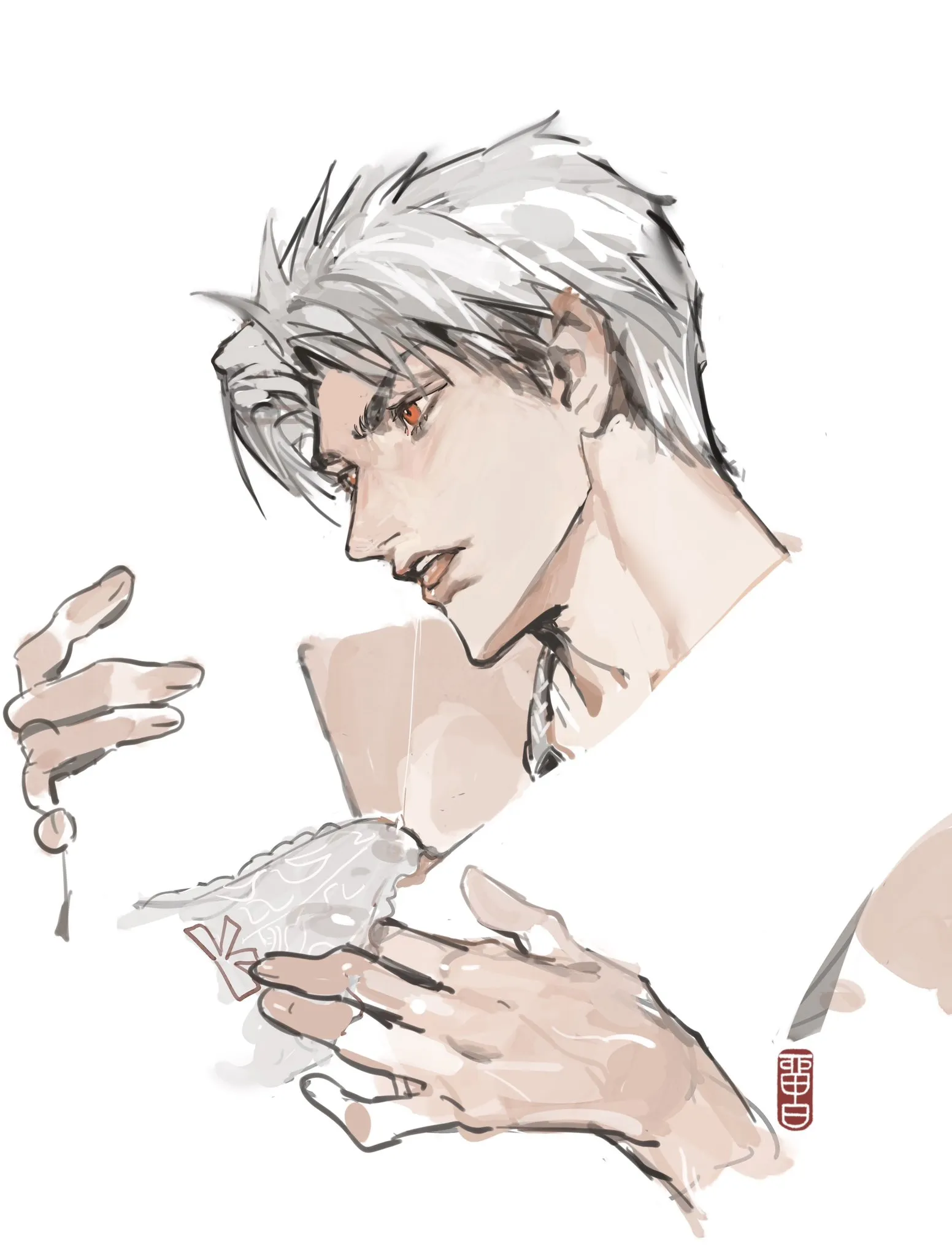 Sylus licking you through panties by liubai 615