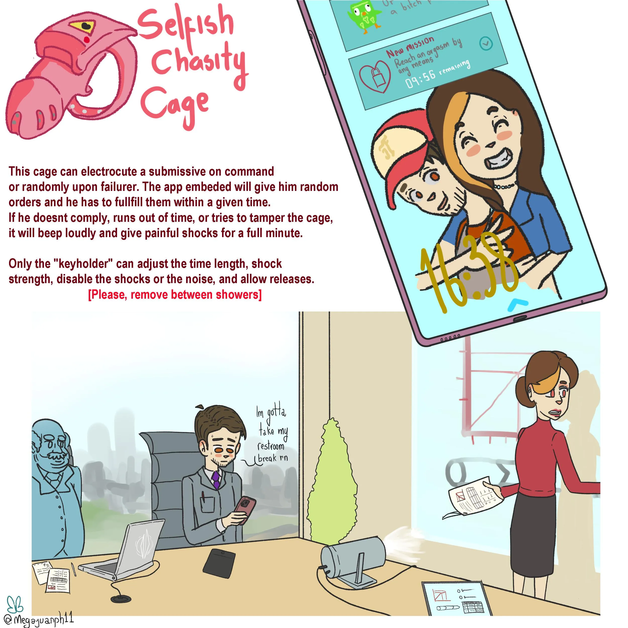 The selfish chasity cage