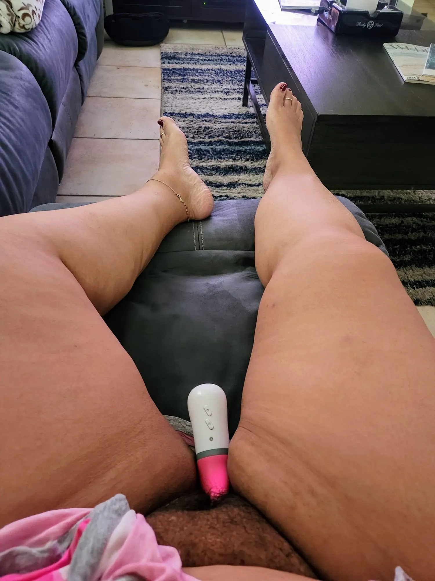 Took a break from house work..