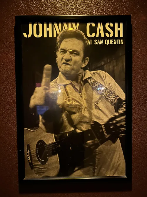 5 minutes ago, on the way to take a piss in this Vegas bar, I saw this iconic image - and it’s the message I’d like to send to ALL of you 20,000+ motherfucking motherfuckers: