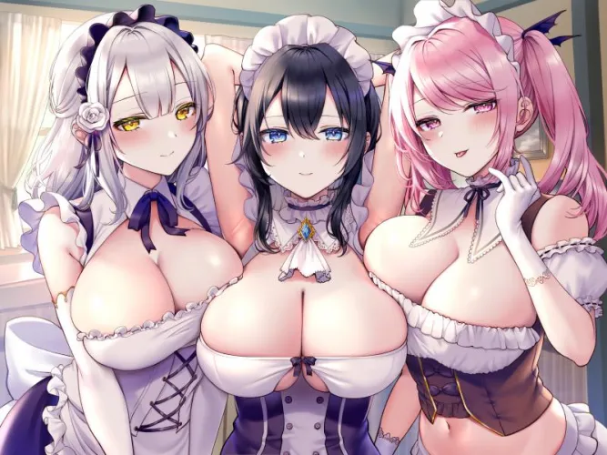 Big tiddy maids