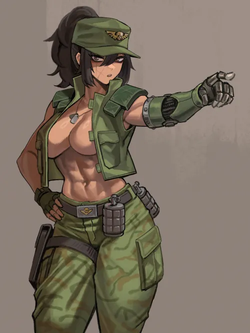 Catachan officer by dndosld73832