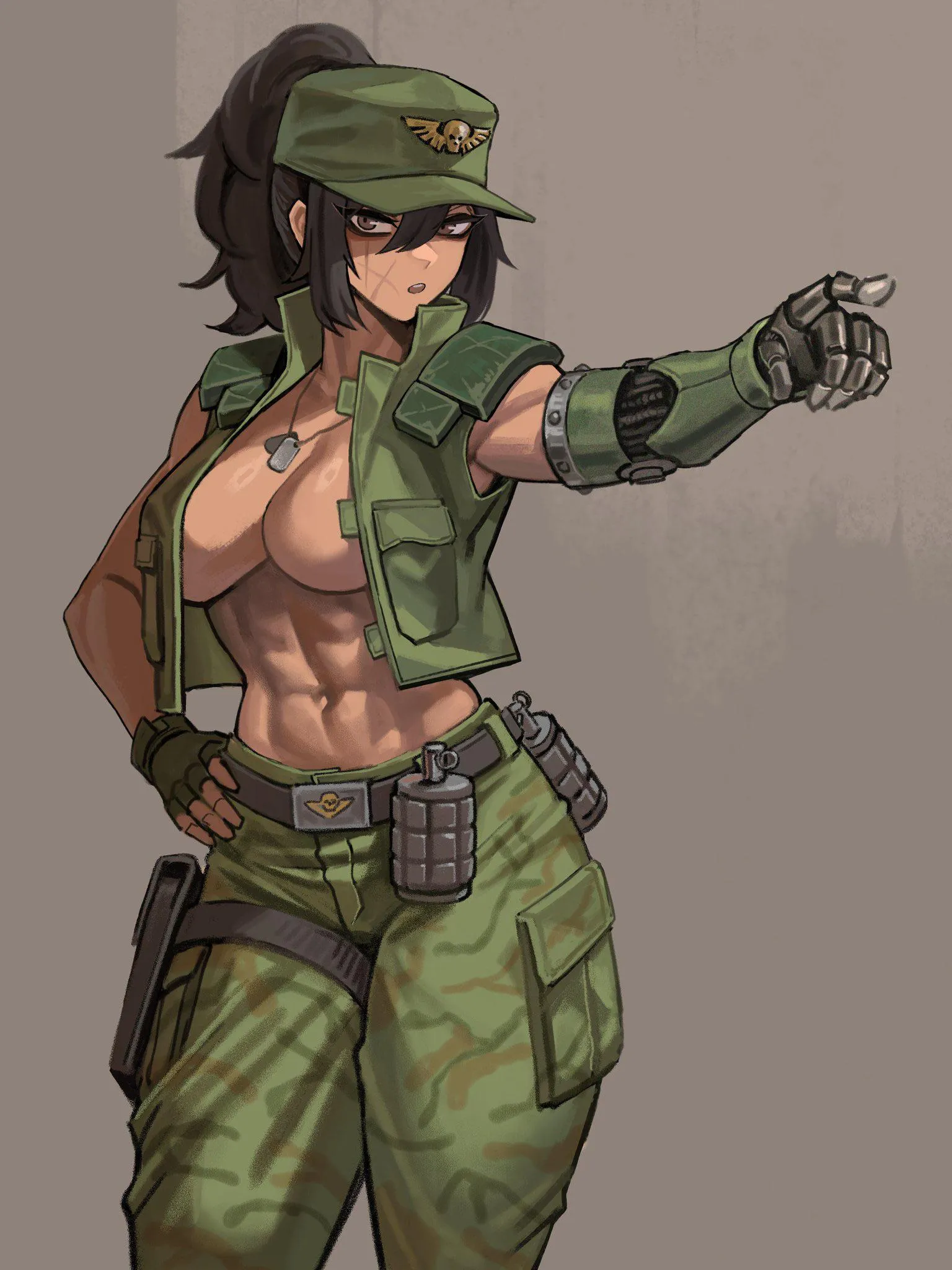 Catachan officer by dndosld73832