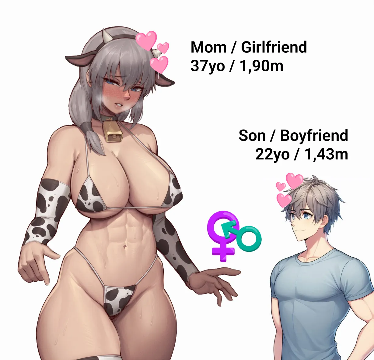 Delicious mommy with delicious abs