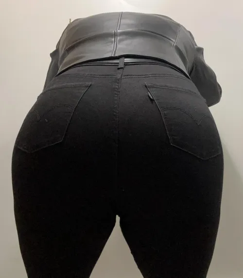 Do these jeans make my butt look too big?