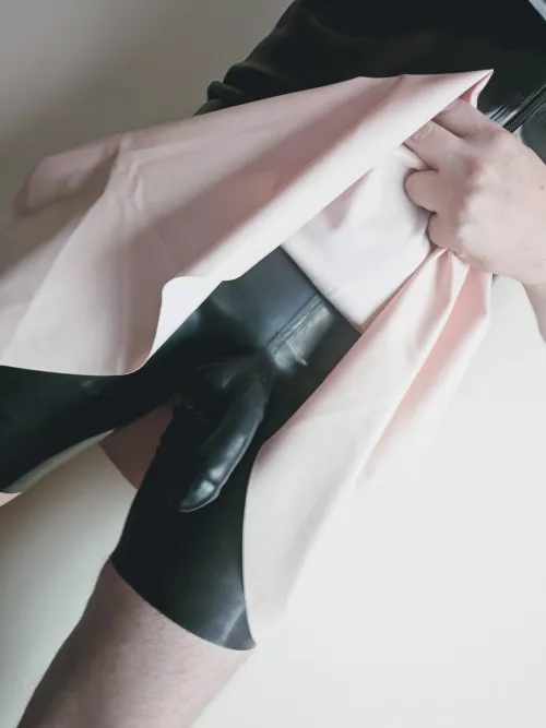 Hiding under a skirt