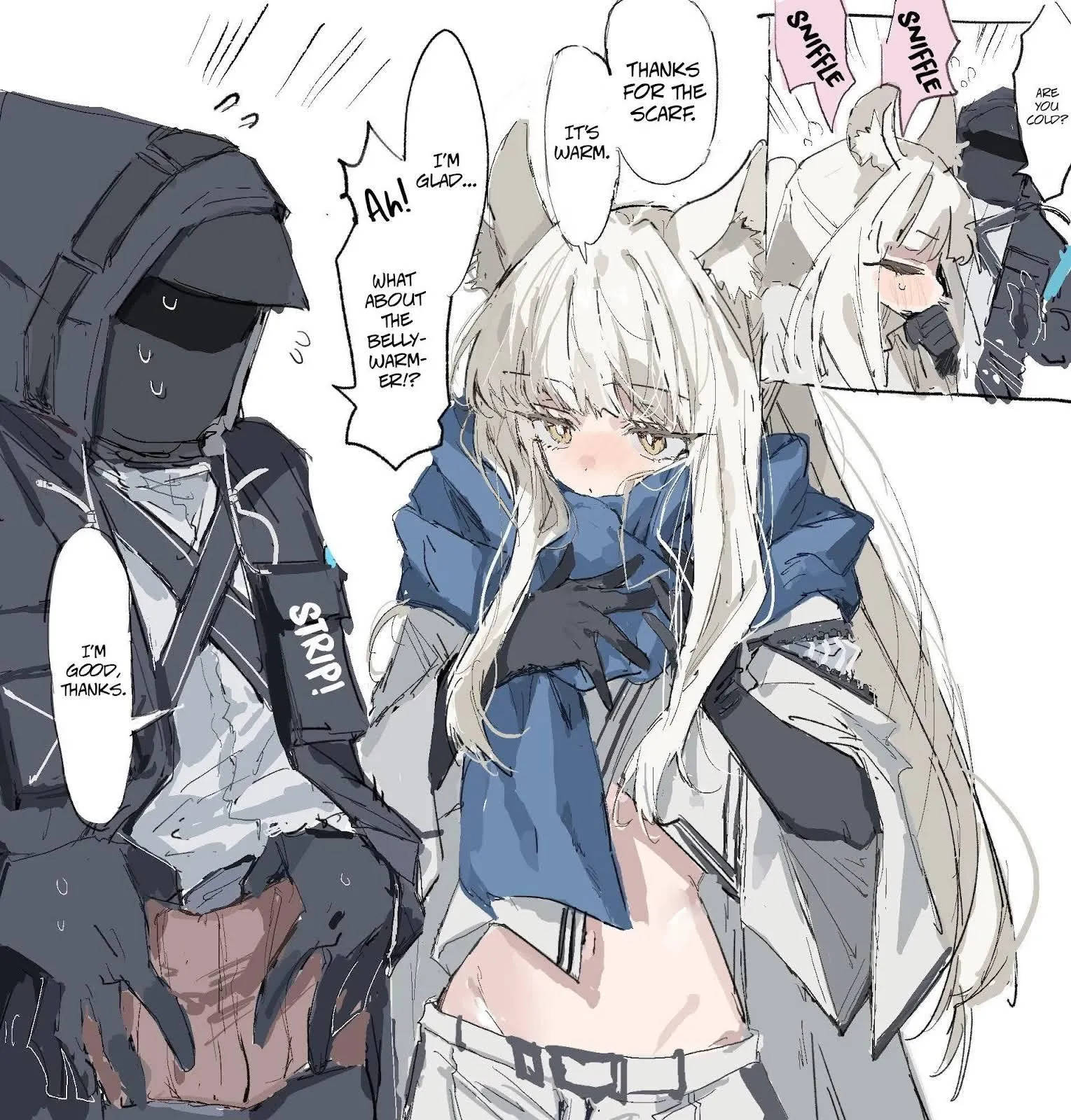 Hope the tummy won’t get too cold