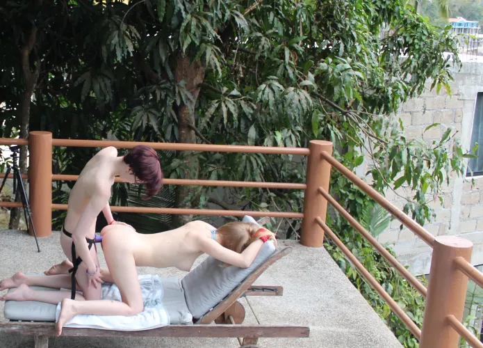 It's extra exciting that the neighbours can hear and see me 