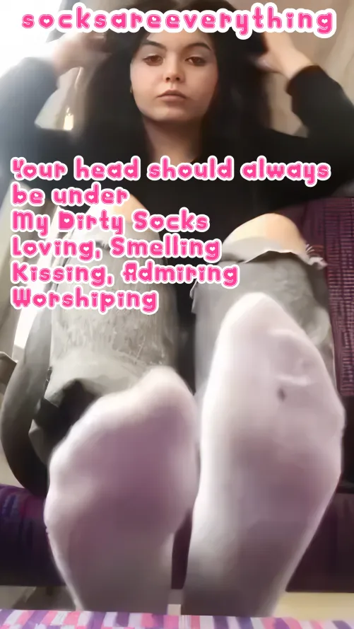 Keep your head under my socked feet and know your place you fucking stupid little beta loser! SocksAreEverything2 on ImageFap