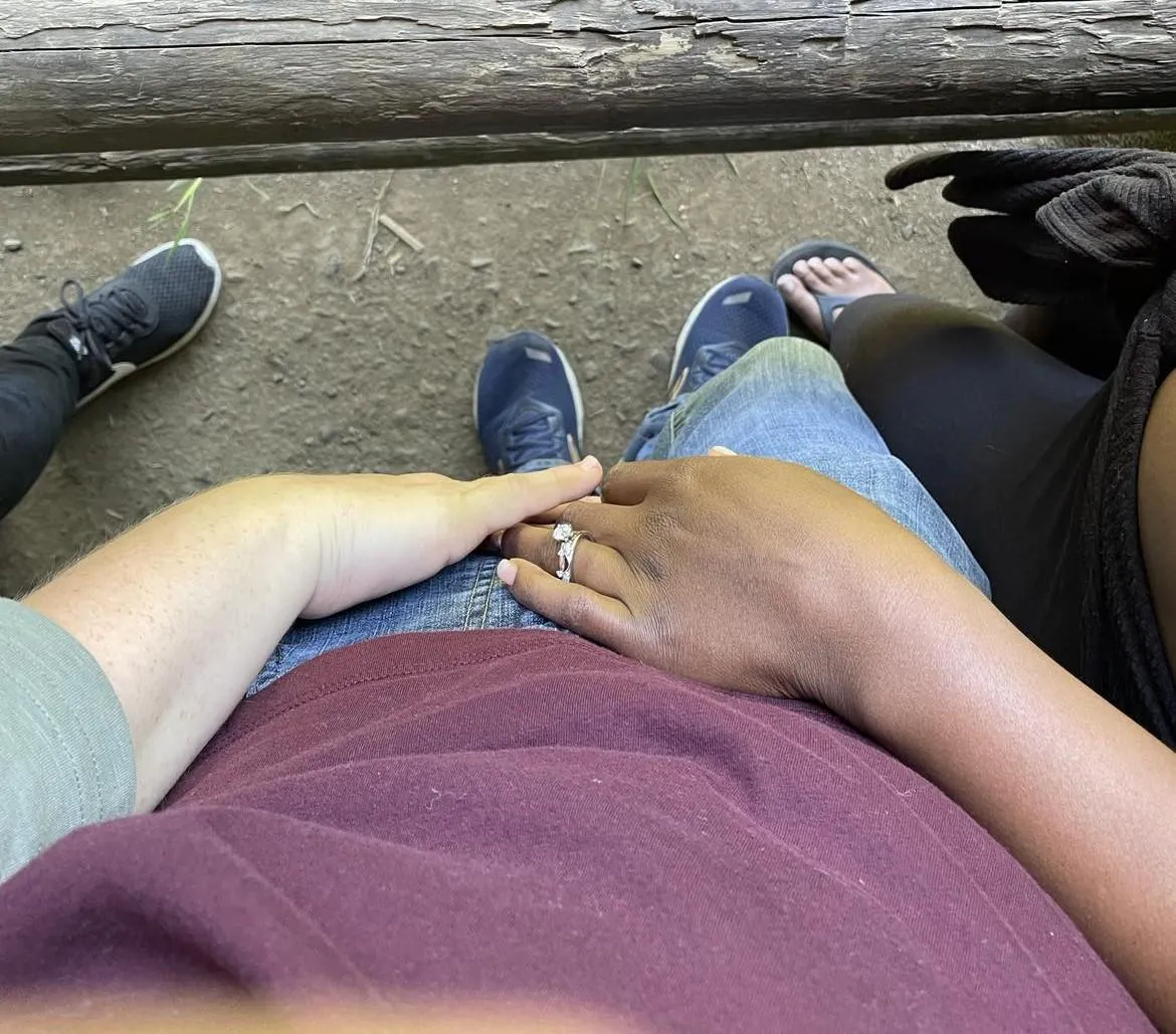 My wife and her best friend felt me up in public. Her wind was gripping me through the jeans after slowly pushing my wifes hand away. She loved it.
