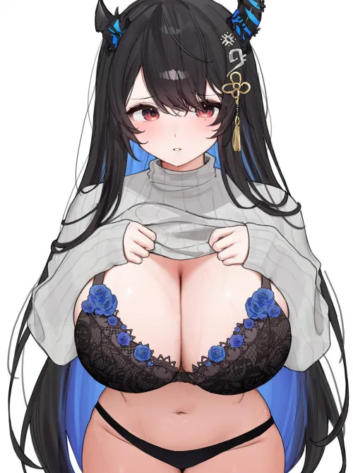 Nerissa's big tiddies [Hololive]