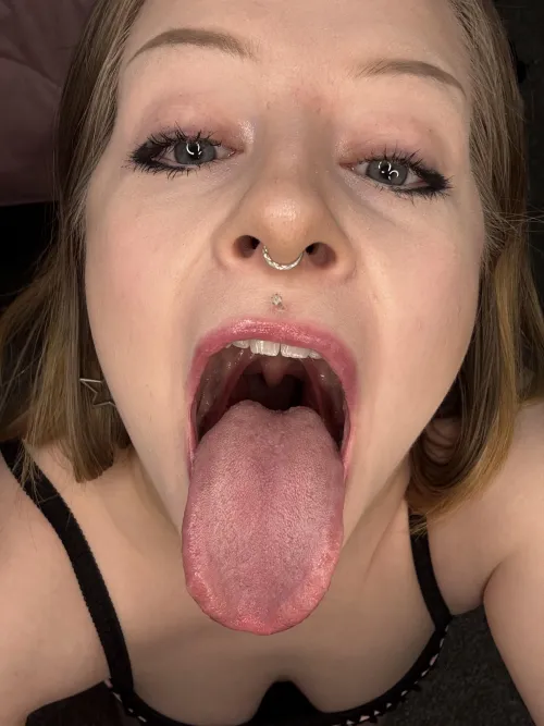 Put something white down my throat