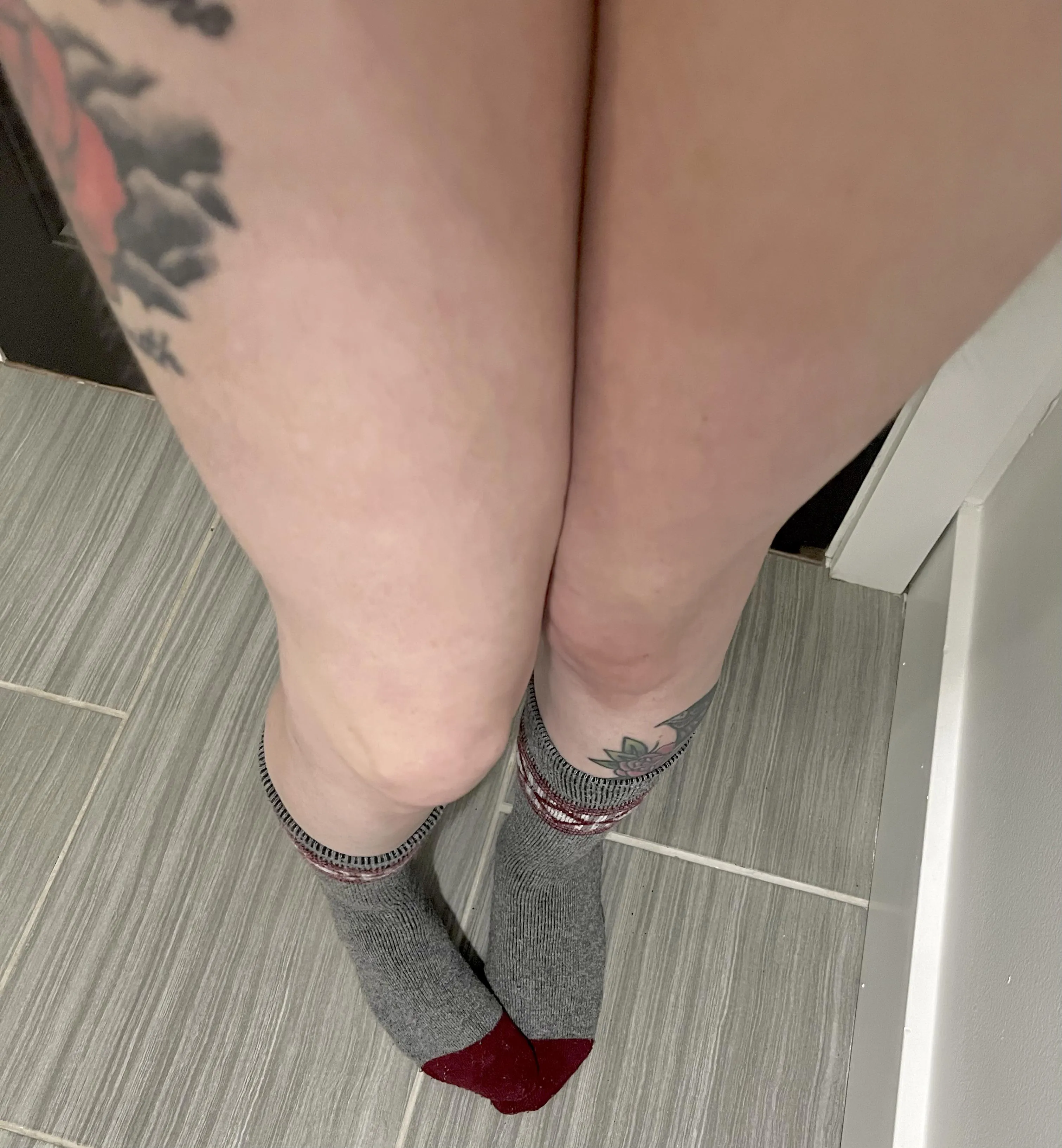 Tattoos and socks 