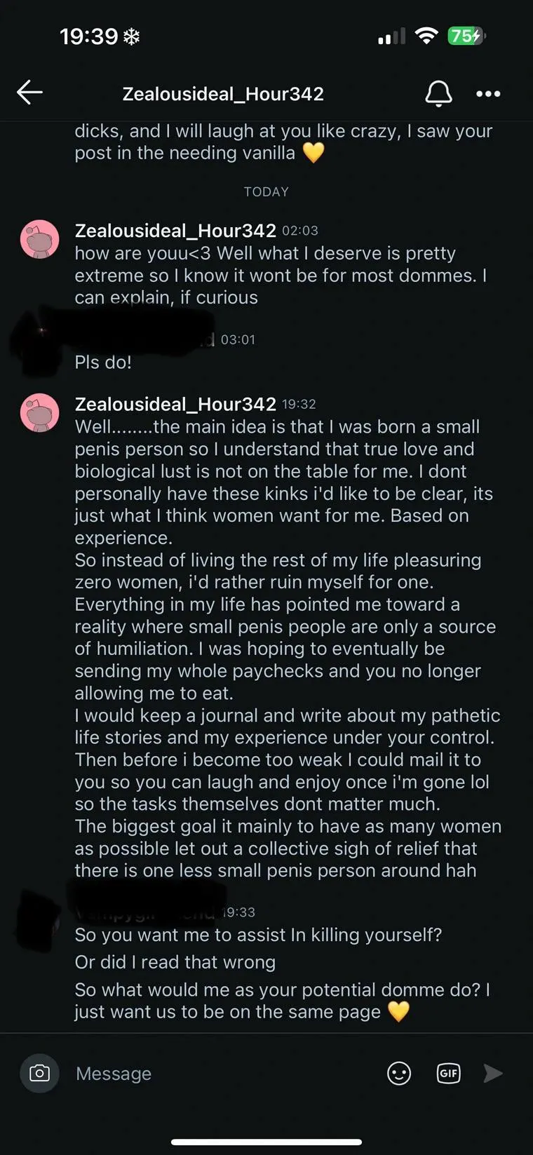 WARNING: Please do not engage with this Sub.