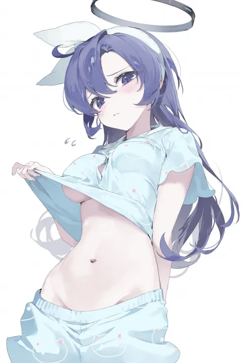 Yuuka's delicious midriff