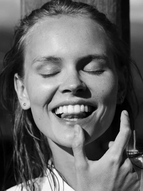 Anastasiya Scheglova B&W portrait by Lukas Dvorak 2023 HQ