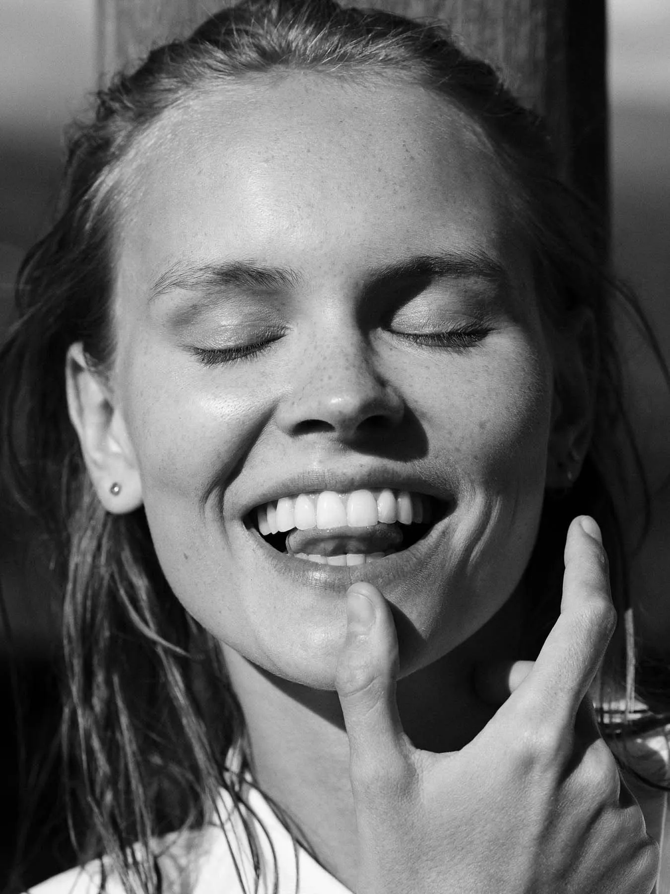 Anastasiya Scheglova B&W portrait by Lukas Dvorak 2023 HQ