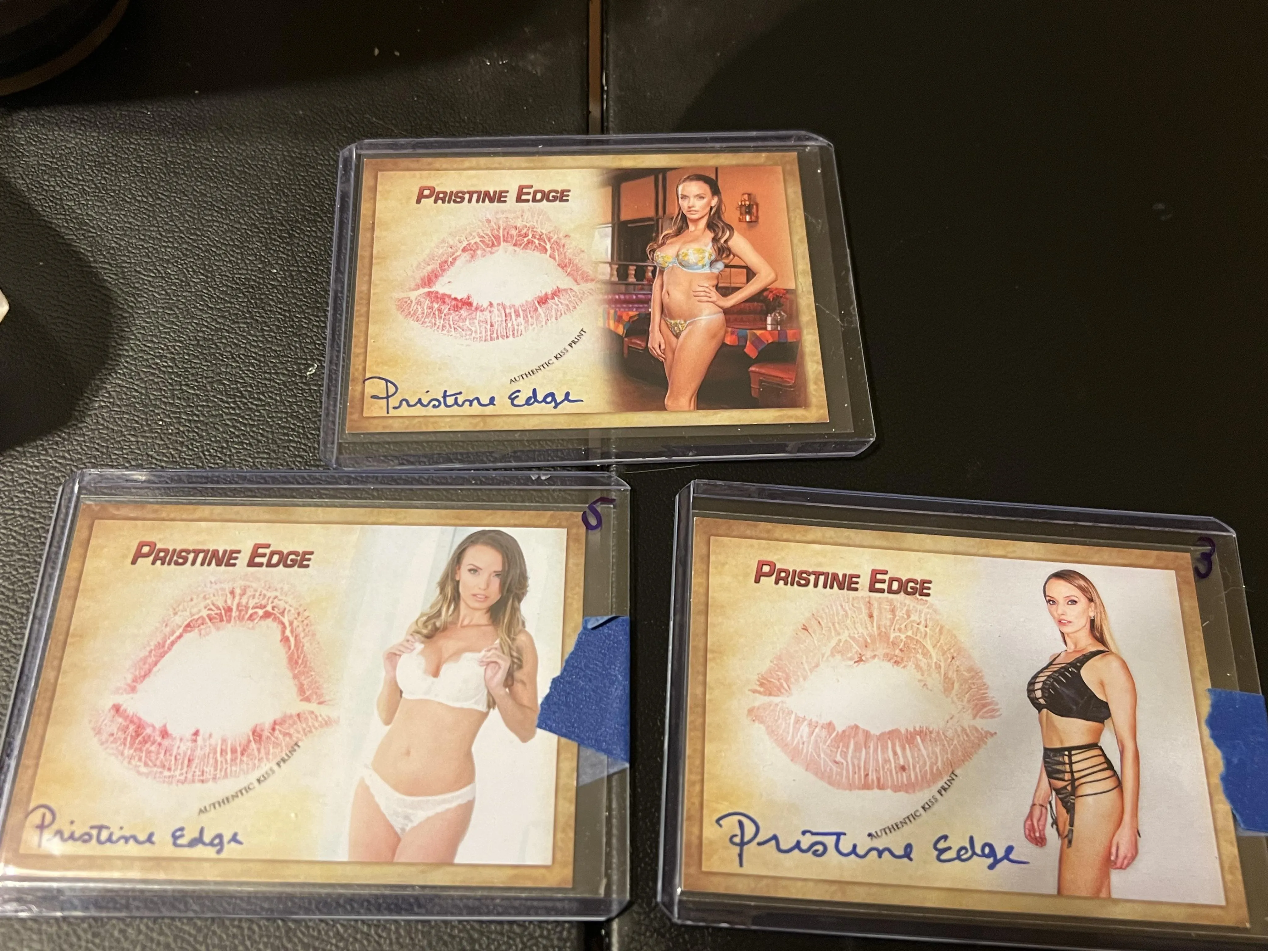 Autographed trading cards