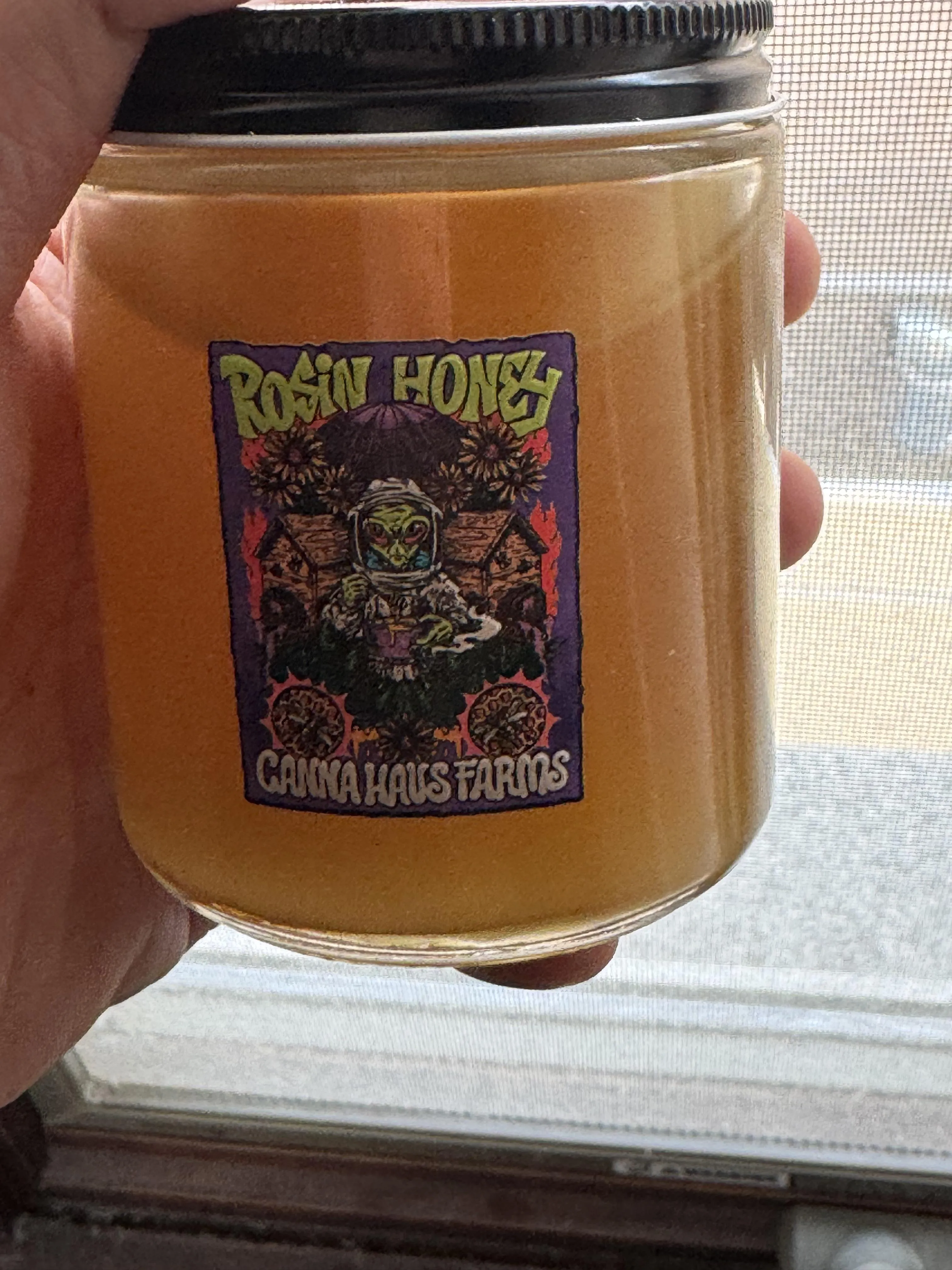 Canna haus farms-1000mg Hash Rosin infused honey fresh arrival
