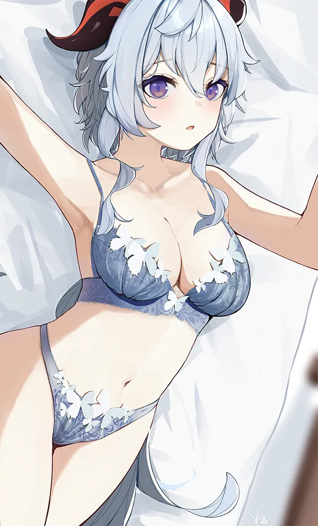 Daily Ganyu Lewdie #1097 Butterflies~