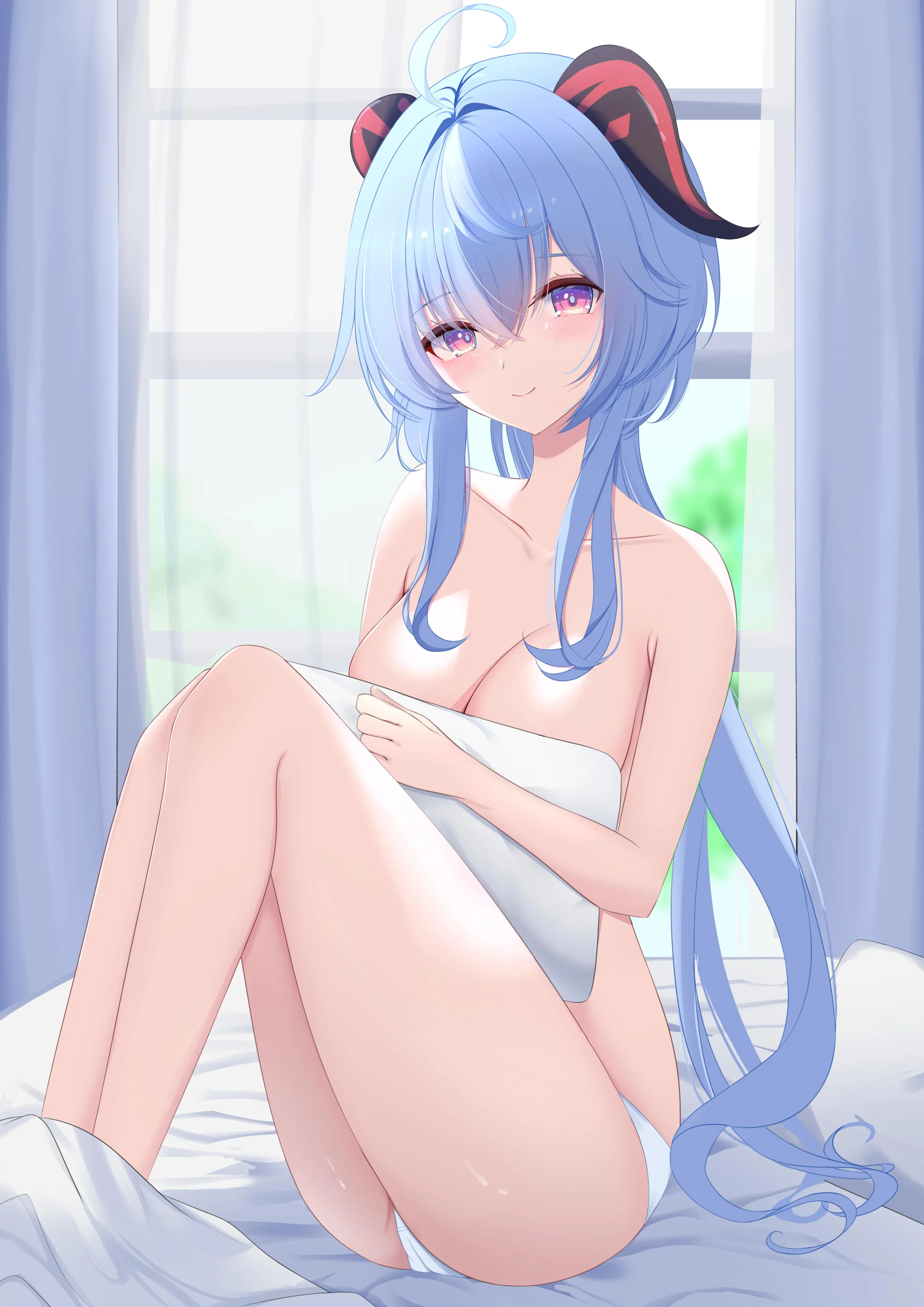 Daily Ganyu Lewdie #1105 Comfy Morning~