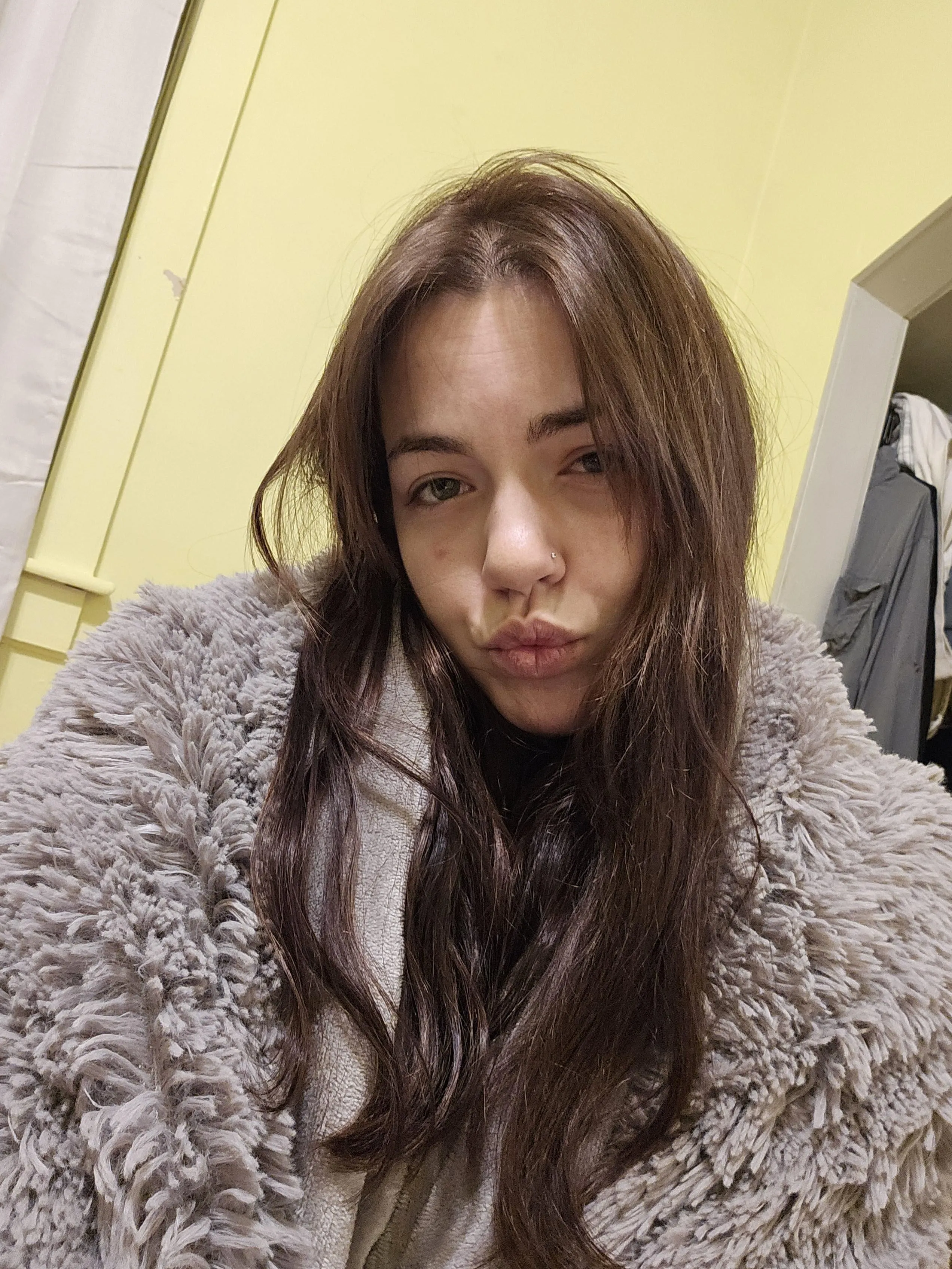 Don't mind my dry lips, they haven't had enough lubrication lately 