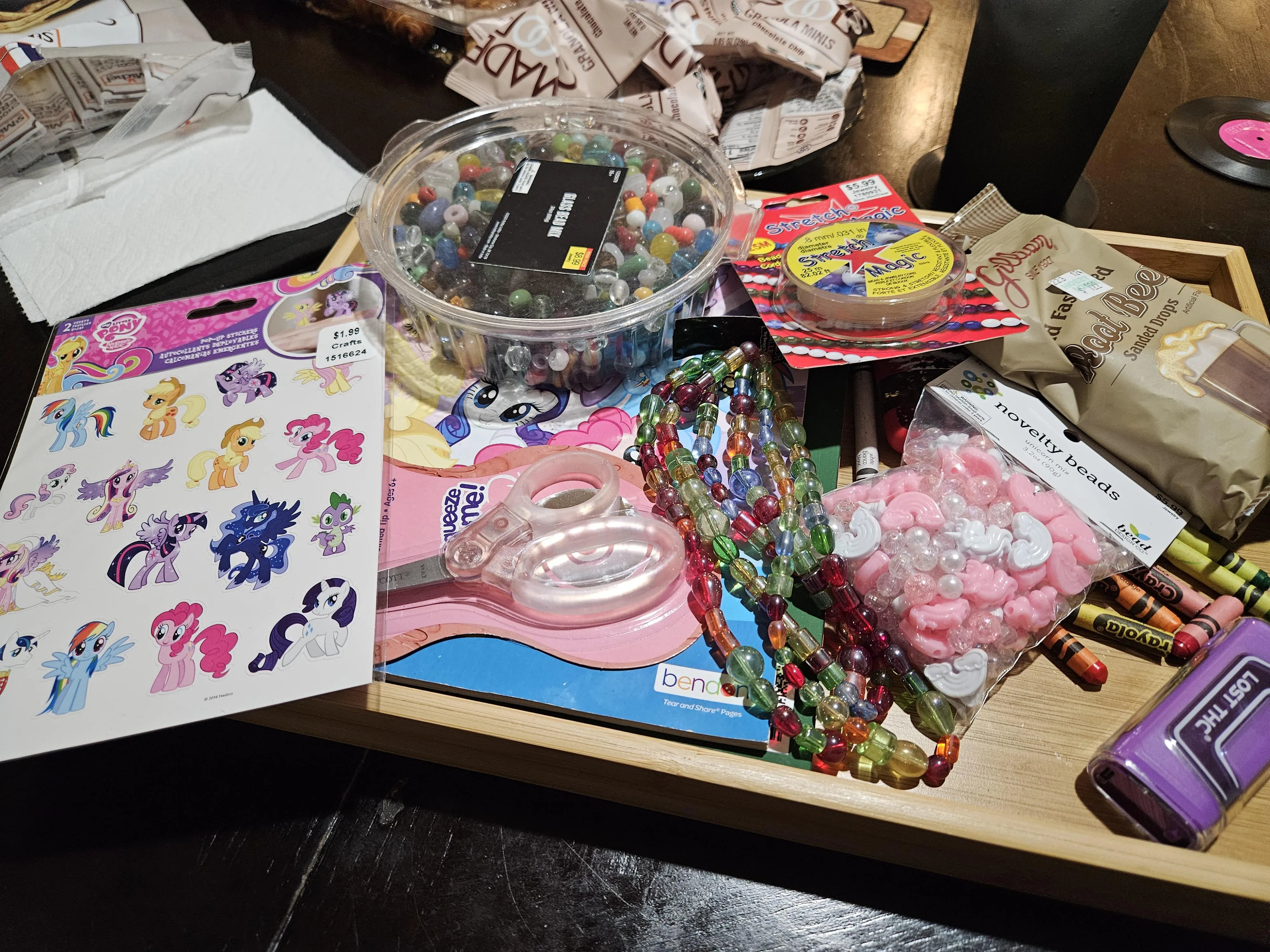 Eeeeee got a bunch of stuff from hobby lobby 