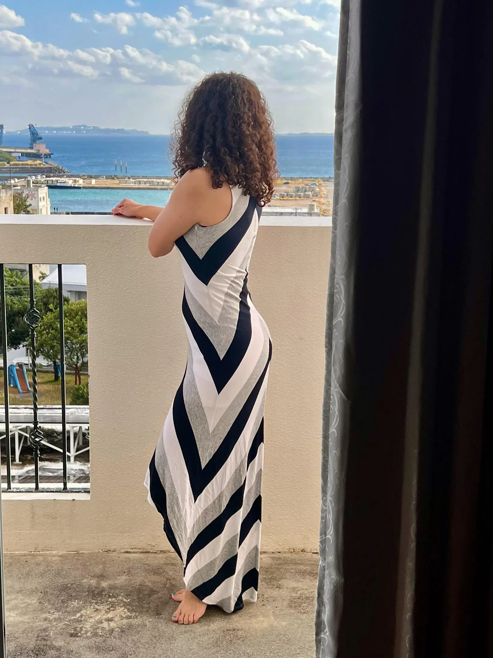 Just enjoying the ocean view