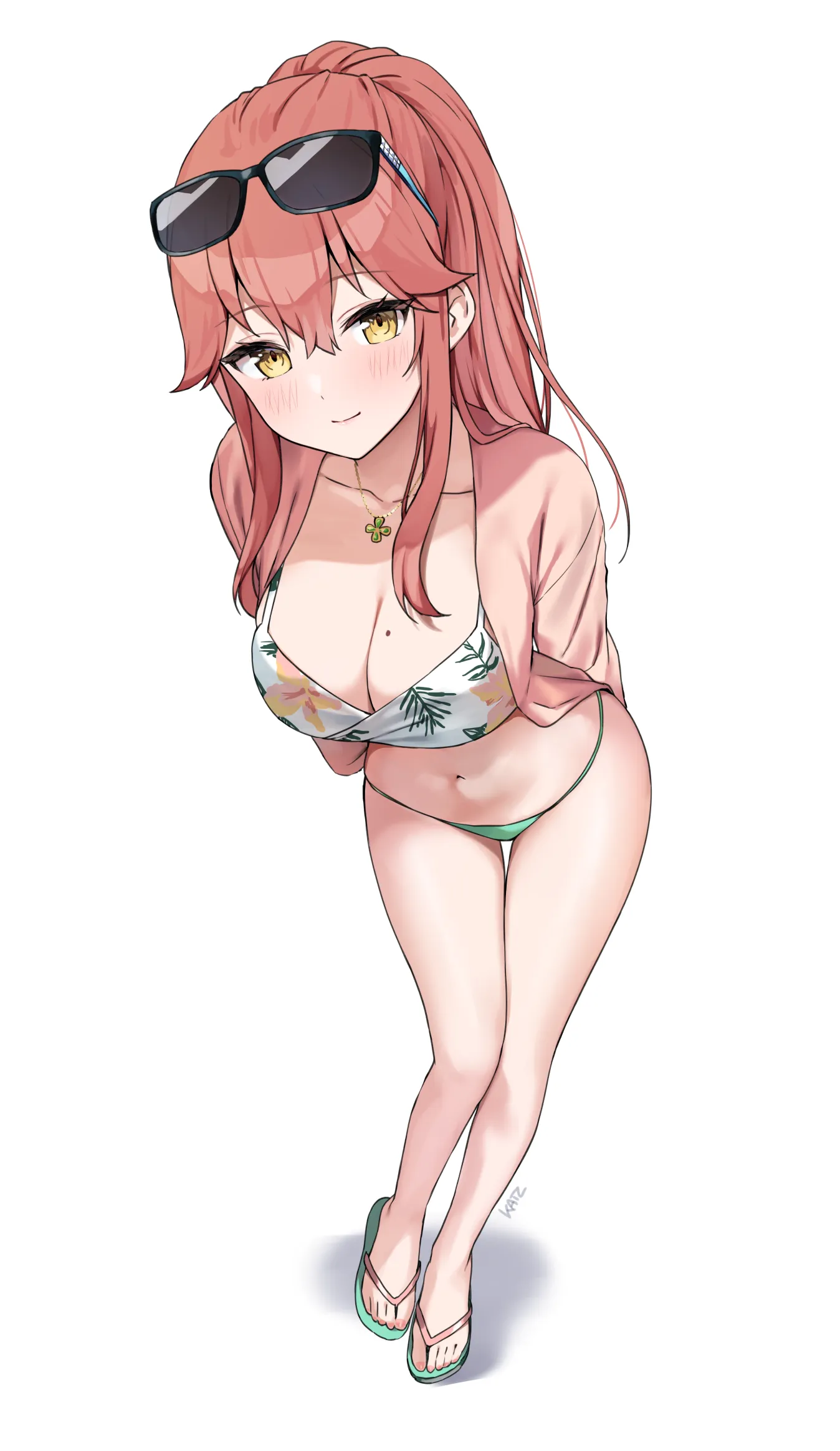 Liliya, bikini & flip-flops